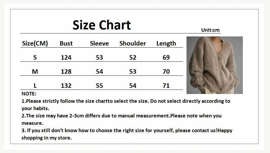 Y2K V-Neck Angora Wool Knit Cardigan - Chic 90S Grunge, Retro Summer, Pastel Goth Sweater Y2K V-Neck Angora Wool Knit Cardigan - Chic 90S Grunge, Retro Summer, Pastel Goth Sweater