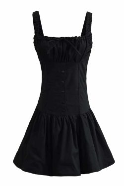 Y2K White Bowknot Tank Dress - Elegant Sleeveless Maxi Sundress, Retro 90S Summer Beach Chic