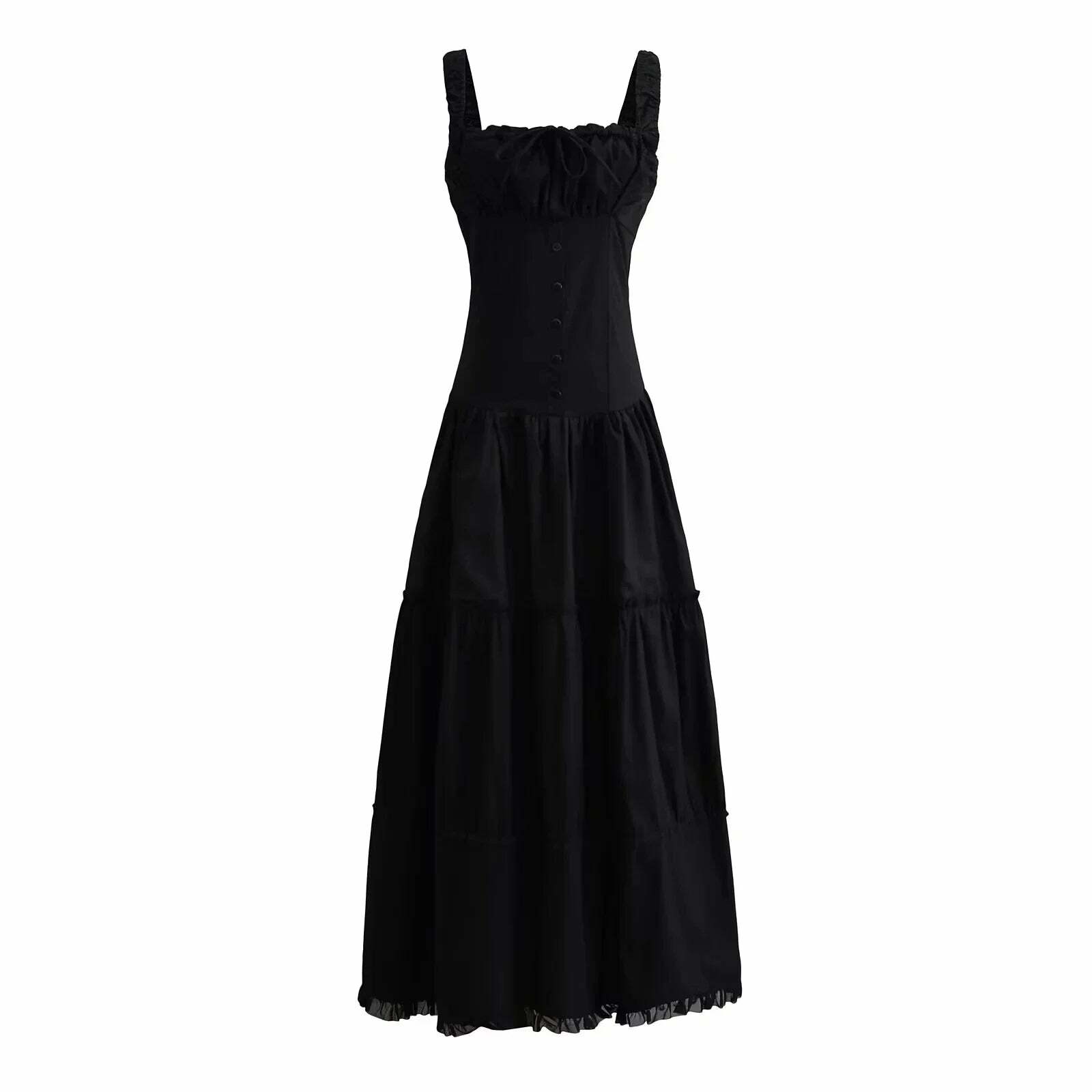 Y2K White Bowknot Tank Dress - Elegant Sleeveless Maxi Sundress, Retro 90S Summer Beach Chic Y2K White Bowknot Tank Dress - Elegant Sleeveless Maxi Sundress, Retro 90S Summer Beach Chic