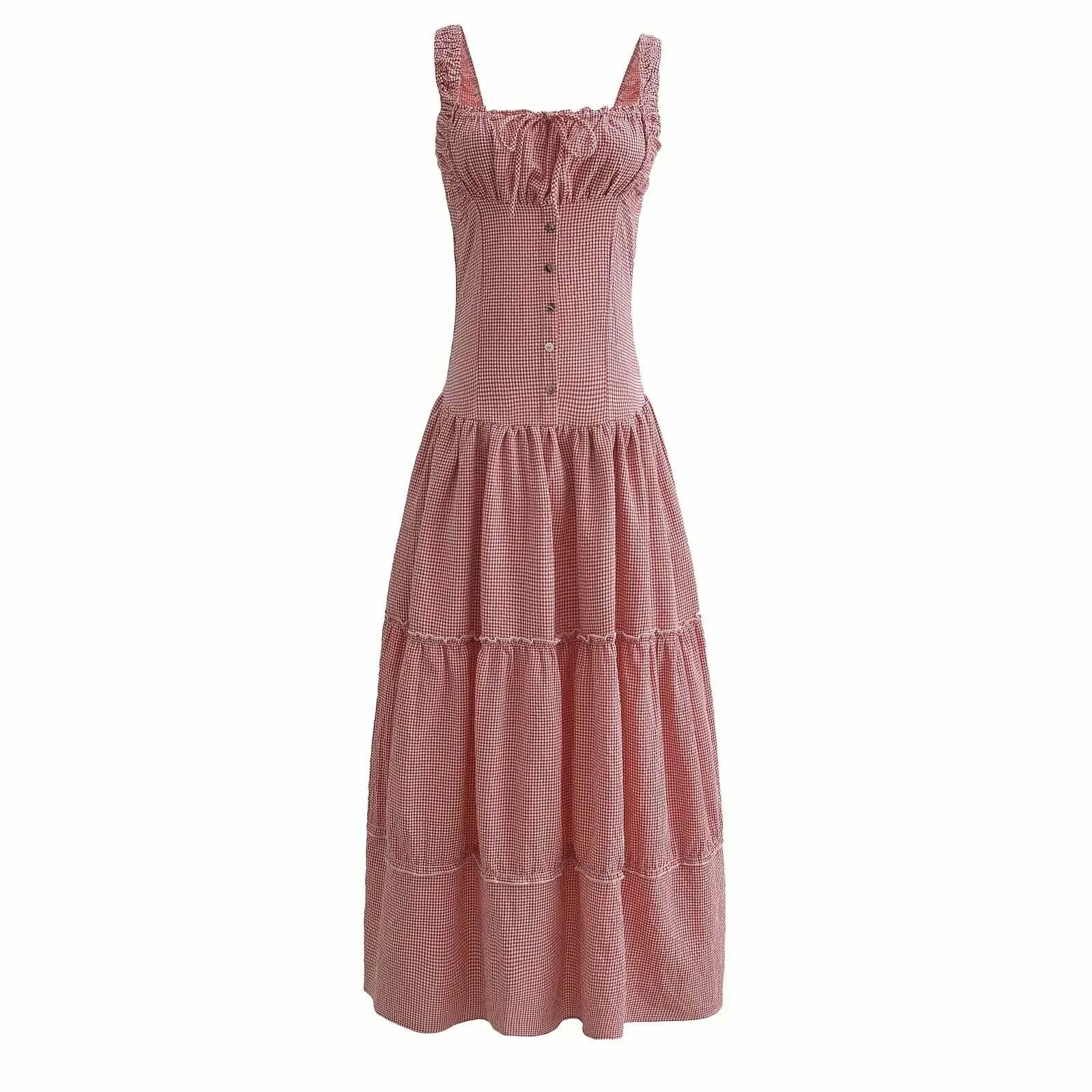 Y2K White Bowknot Tank Dress - Elegant Sleeveless Maxi Sundress, Retro 90S Summer Beach Chic Y2K White Bowknot Tank Dress - Elegant Sleeveless Maxi Sundress, Retro 90S Summer Beach Chic