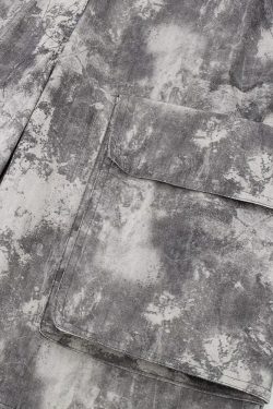 Y2K White Camo Cargo Pants - 90S Grunge, Retro Style, Y2K Summer & Party Outfits