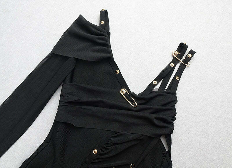 Yazlin Midi Dress - Y2K Summer Grunge Outfit, 90S Fashion, Retro Style, Y2K Party & Club Look Yazlin Midi Dress - Y2K Summer Grunge Outfit, 90S Fashion, Retro Style, Y2K Party & Club Look