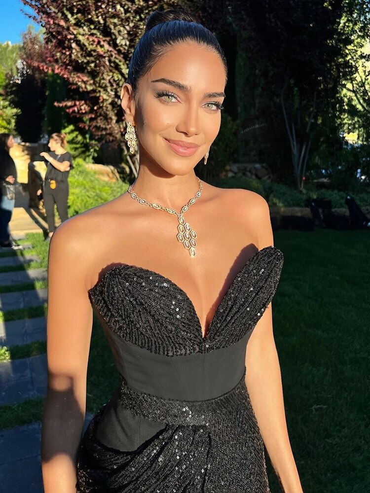 Yvor Sequin Dress - Y2K Summer Party Outfit, 90S Grunge Fashion, Retro Y2K Club Style Yvor Sequin Dress - Y2K Summer Party Outfit, 90S Grunge Fashion, Retro Y2K Club Style