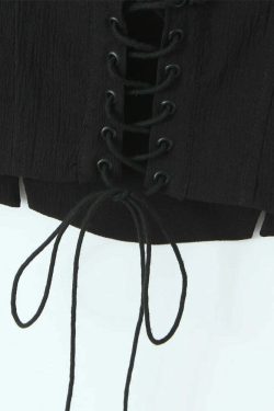 Zadeh Crop Top - Y2K Summer Grunge, 90S Retro, Pastel Goth, Y2K Party & Club Out