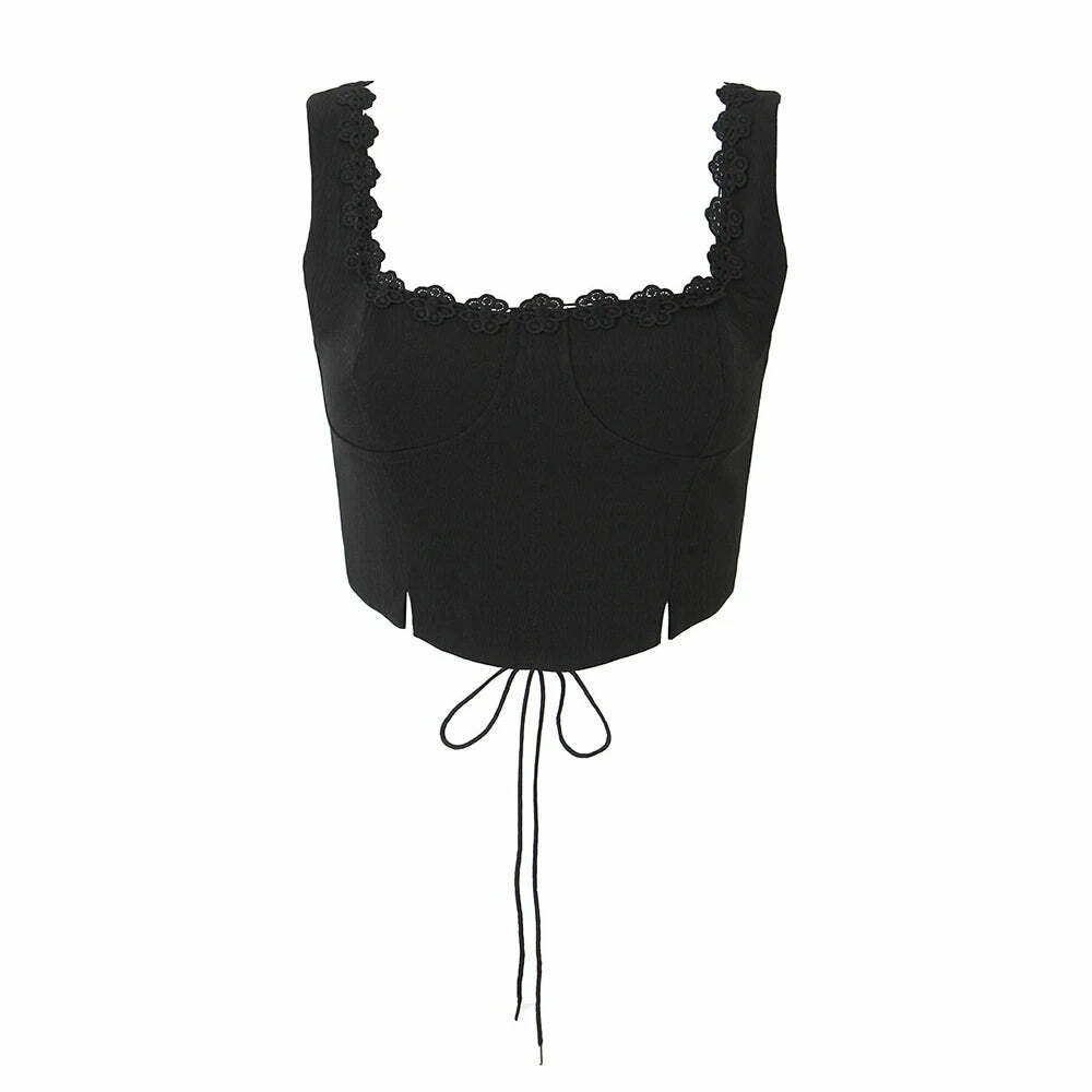 Zadeh Crop Top - Y2K Summer Grunge, 90S Retro, Pastel Goth, Y2K Party & Club Out