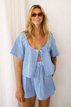 Zahra Two Piece Set - Y2K Summer Grunge Outfit, 90S Fashion, Retro Style, Y2K Club & Party