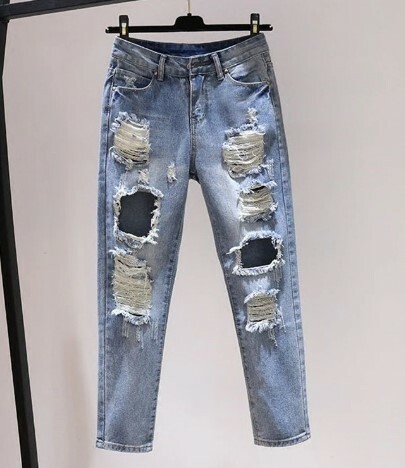Zara Loose High Waist Hole Jeans - Y2K Summer Grunge 90S Fashion Retro Style Y2K Outfits Zara Loose High Waist Hole Jeans - Y2K Summer Grunge 90S Fashion Retro Style Y2K Outfits