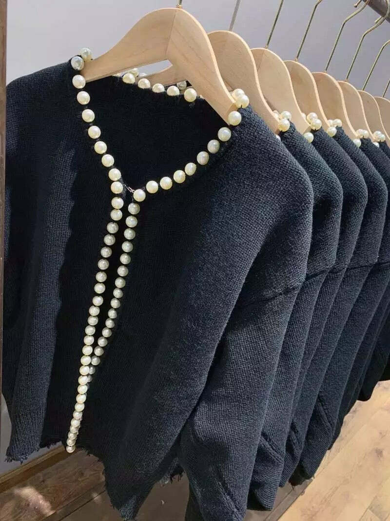 Zia Pearl Cardigan - Y2K Summer Grunge, 90S Retro, Pastel Goth, Y2K Party & Zia Pearl Cardigan - Y2K Summer Grunge, 90S Retro, Pastel Goth, Y2K Party &