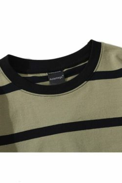 Zoey Striped Grunge Shirt - Y2K Summer Outfit, 90S Fashion, Retro Style, Y2K Club & Party Outfits