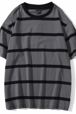 Zoey Striped Grunge Shirt - Y2K Summer Outfit, 90S Fashion, Retro Style, Y2K Club & Party Outfits