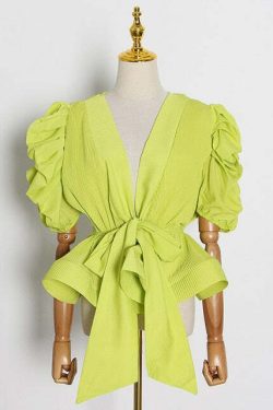 Zosia Ruffle Blouse - Y2K Summer Grunge Top, 90S Fashion, Retro Y2K Party Outfit, Past