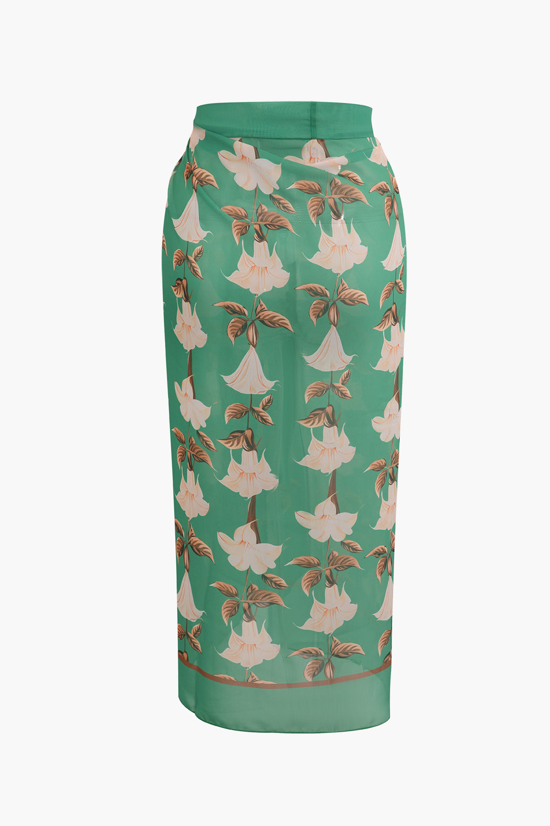 3D Flower Halter Cut Out Swimsuit & Floral Print Split Knot Skirt Set for Y2K Aesthetic 3D Flower Halter Cut Out Swimsuit & Floral Print Split Knot Skirt Set for Y2K Aesthetic