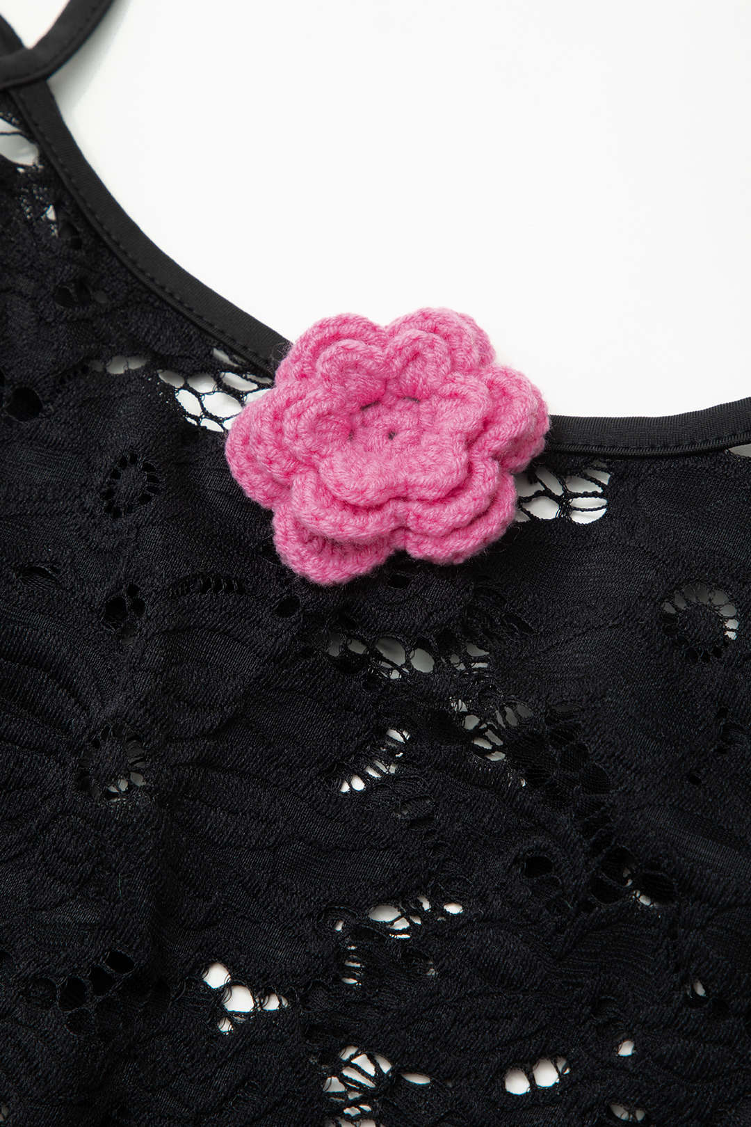 3D Flower Lace Cami Top with Long Sleeve Shrug - Y2K Aesthetic Layered Outfit Set 3D Flower Lace Cami Top with Long Sleeve Shrug - Y2K Aesthetic Layered Outfit Set