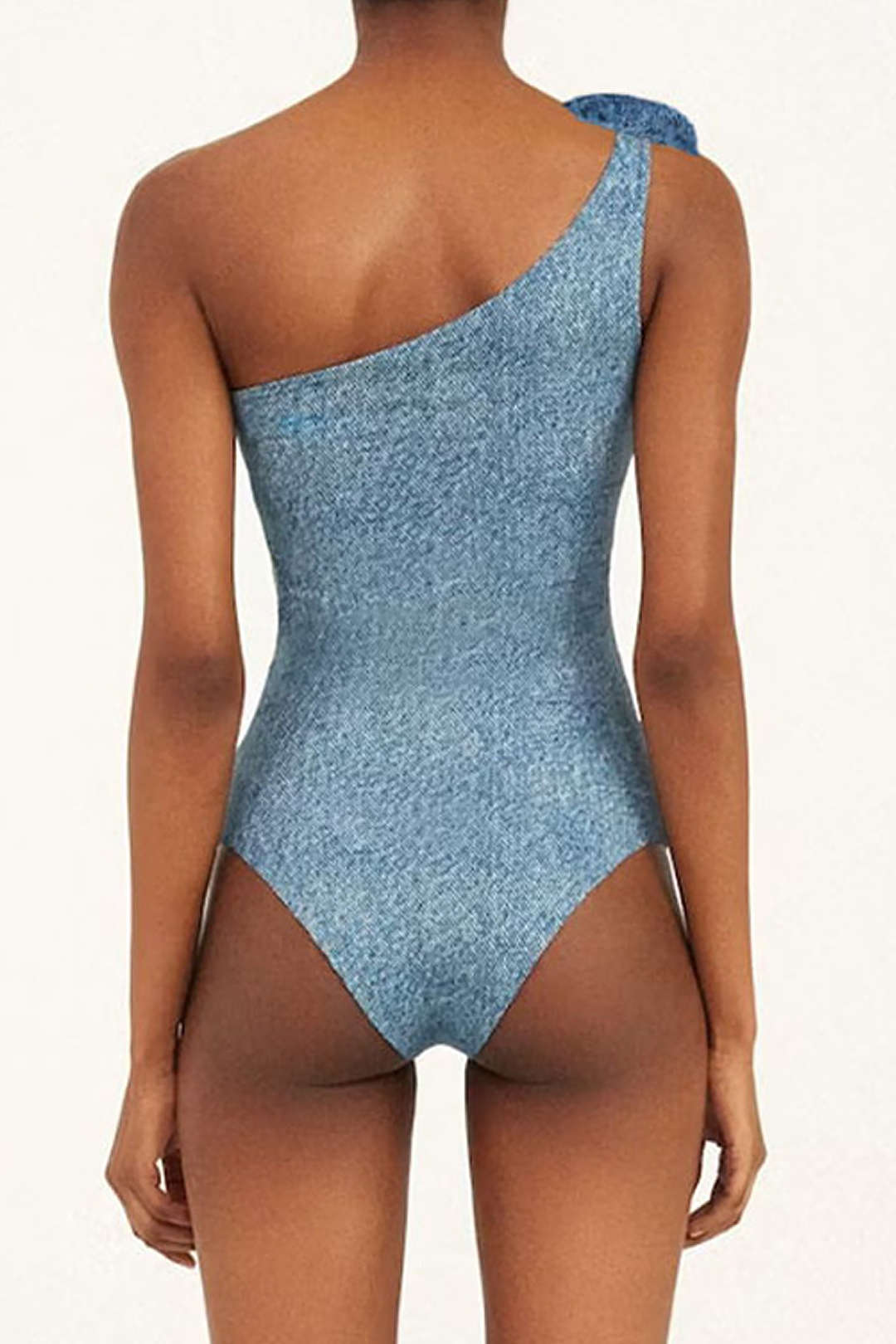 3D Flower One Shoulder Cut Out Swimsuit - Y2K Aesthetic Swimwear for Trendy Summer Vibes 3D Flower One Shoulder Cut Out Swimsuit - Y2K Aesthetic Swimwear for Trendy Summer Vibes