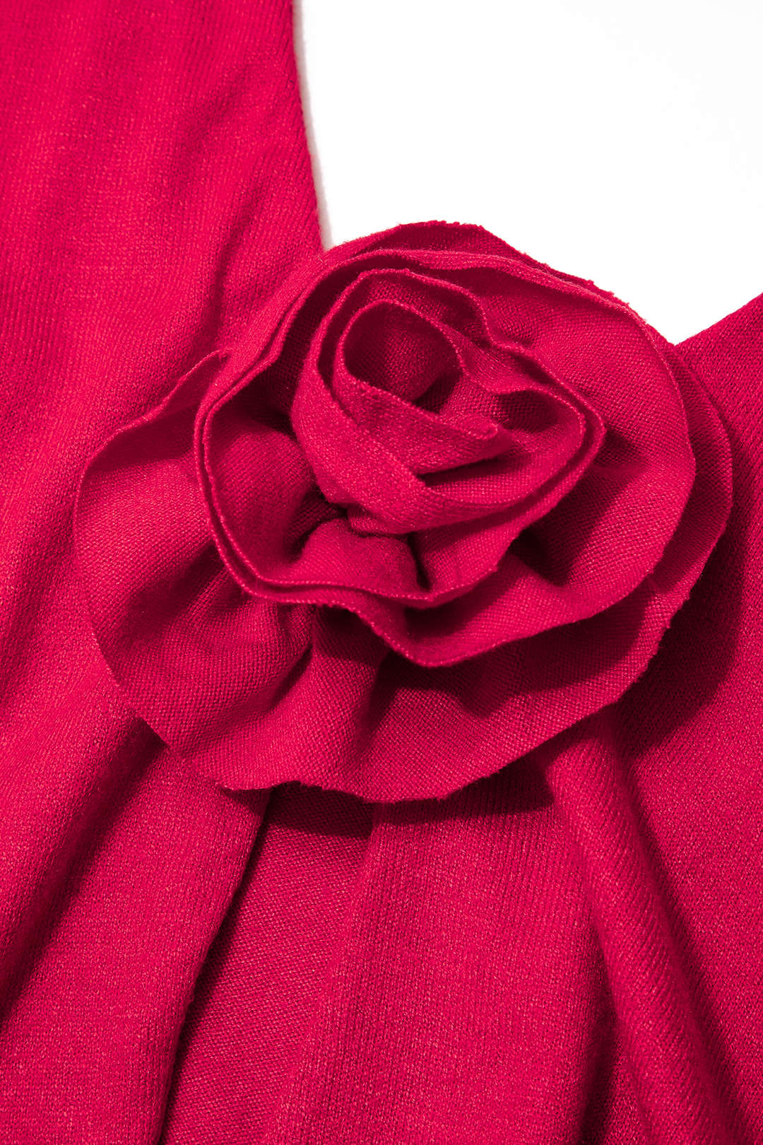 3D Flower V-Neck Halter Top - Y2K Aesthetic Cute Crop Top for Trendy Outfits 3D Flower V-Neck Halter Top - Y2K Aesthetic Cute Crop Top for Trendy Outfits