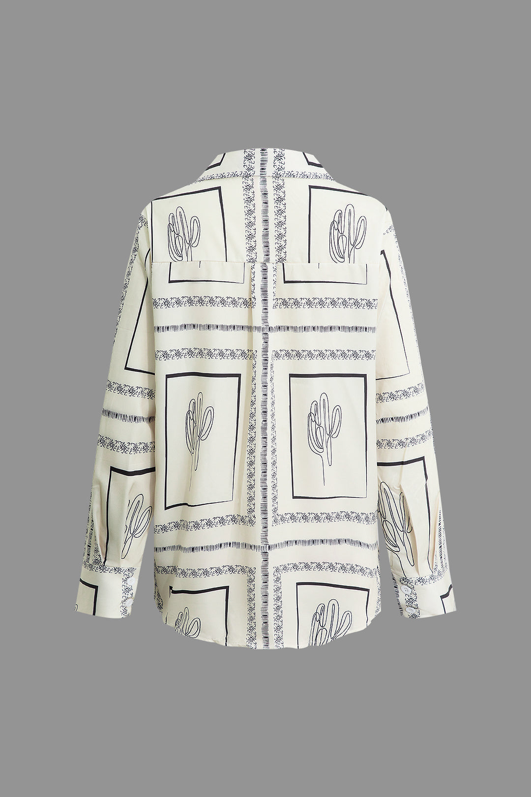 Abstract Print Blouse with High Waist Wide Leg Pants for Y2K Aesthetic Outfits Abstract Print Blouse with High Waist Wide Leg Pants for Y2K Aesthetic Outfits