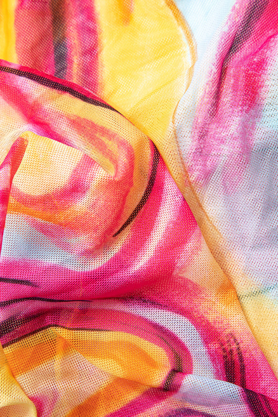 Abstract Print Halter One-Piece Swimsuit with Knot Mini Sarong Skirt Set for Y2K Aesthetic Abstract Print Halter One-Piece Swimsuit with Knot Mini Sarong Skirt Set for Y2K Aesthetic