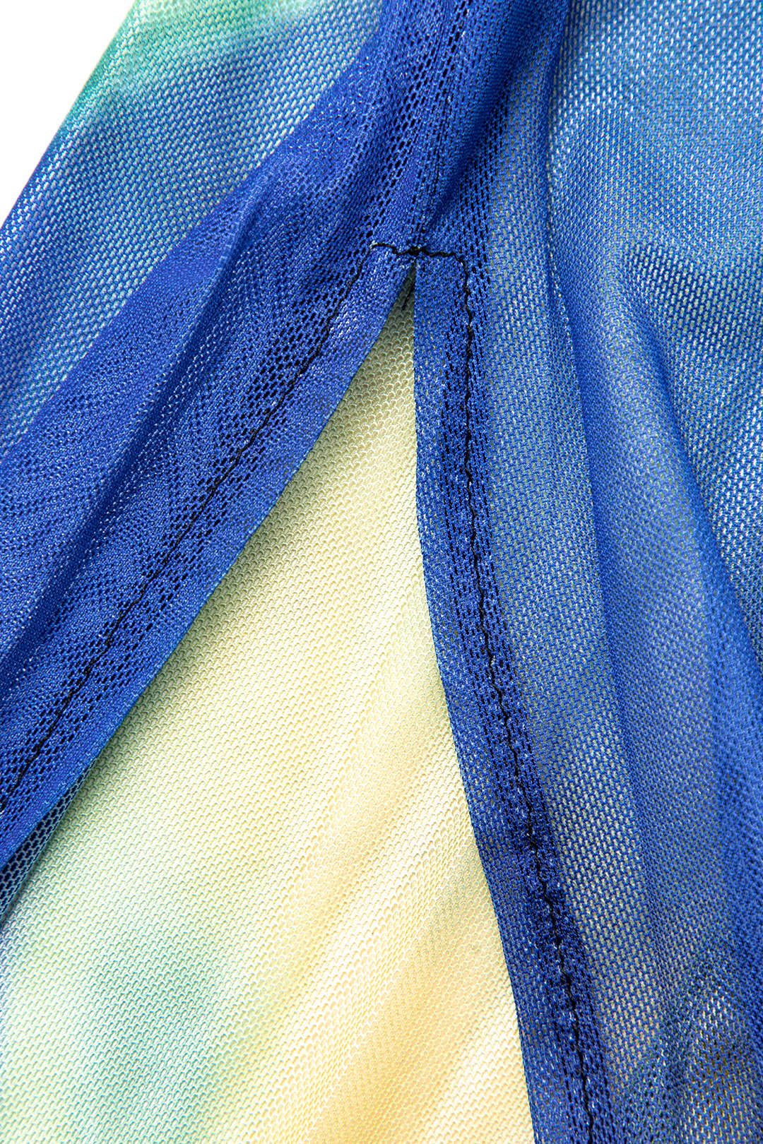 Abstract Print Mesh Crop Top & High Waist Slit Maxi Skirt Set - Y2K Aesthetic Outfit Abstract Print Mesh Crop Top & High Waist Slit Maxi Skirt Set - Y2K Aesthetic Outfit