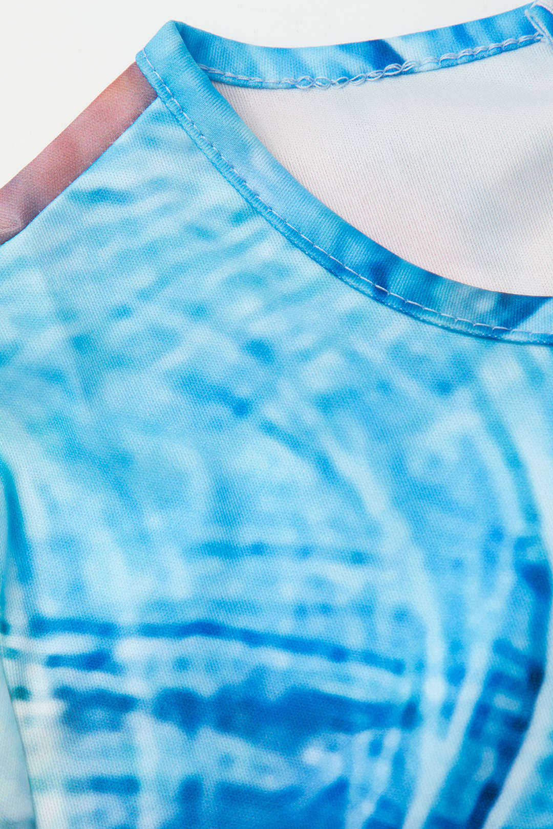 Abstract Print Round Neck Long Sleeve Midi Dress - Y2K Aesthetic Fashion Statement Piece Abstract Print Round Neck Long Sleeve Midi Dress - Y2K Aesthetic Fashion Statement Piece