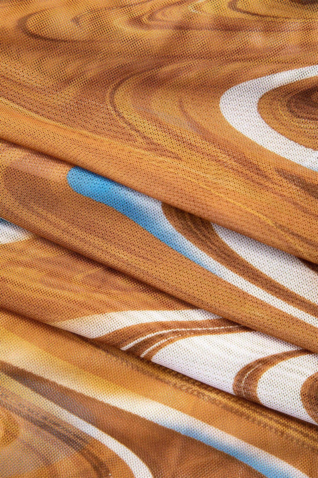 Abstract Print Tie Halter Bikini and Slit Midi Dress Swimsuit Set for Y2K Aesthetic Vibes Abstract Print Tie Halter Bikini and Slit Midi Dress Swimsuit Set for Y2K Aesthetic Vibes