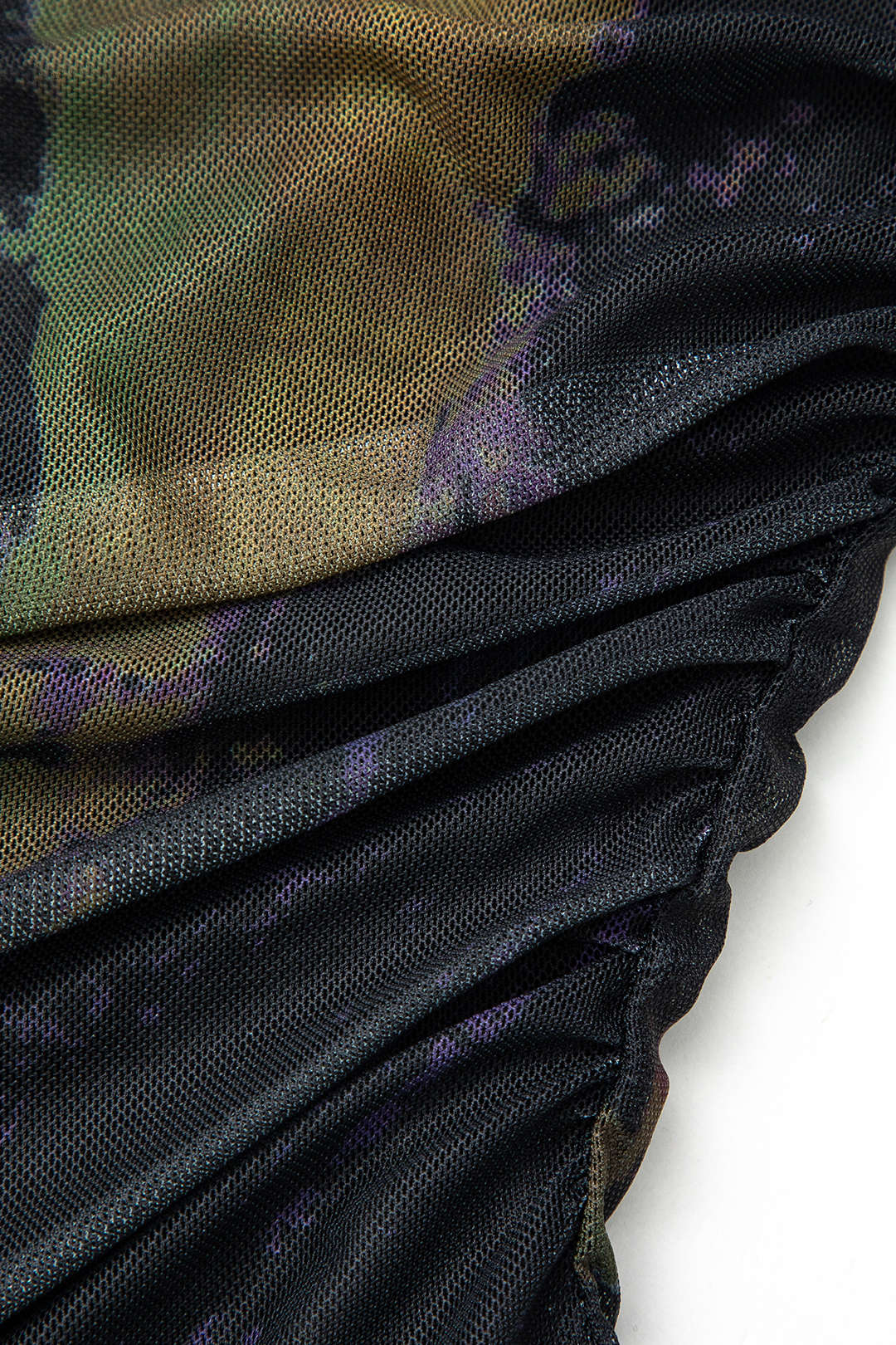 Abstract Print Y2K Aesthetic Cut Out Asymmetrical Hem Mesh Maxi Dress for Trendy Looks Abstract Print Y2K Aesthetic Cut Out Asymmetrical Hem Mesh Maxi Dress for Trendy Looks