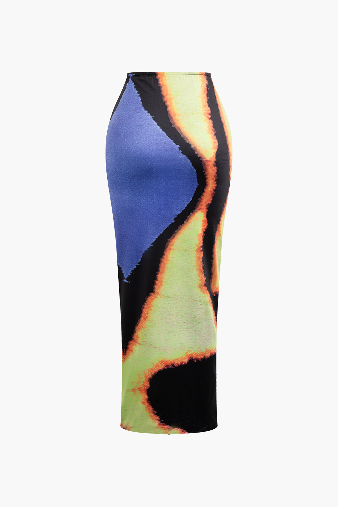 Abstract Print Y2K Tube Top & High Waist Maxi Skirt Set for Trendy Aesthetic Outfits Abstract Print Y2K Tube Top & High Waist Maxi Skirt Set for Trendy Aesthetic Outfits