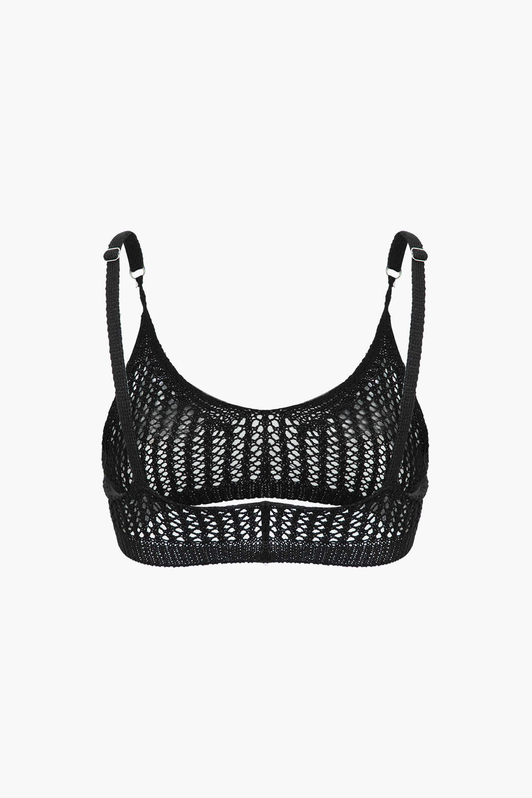 Adjustable Strap Open Knit Cami Top & Ruffle Hem Midi Skirt Set for Y2K Aesthetic Outfits Adjustable Strap Open Knit Cami Top & Ruffle Hem Midi Skirt Set for Y2K Aesthetic Outfits