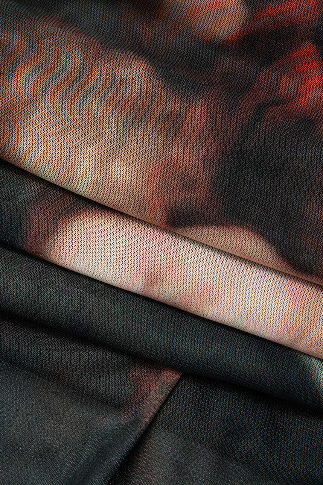 Angel Print Mesh Midi Dress with Round Neck and Long Sleeves for Y2K Aesthetic Style Angel Print Mesh Midi Dress with Round Neck and Long Sleeves for Y2K Aesthetic Style