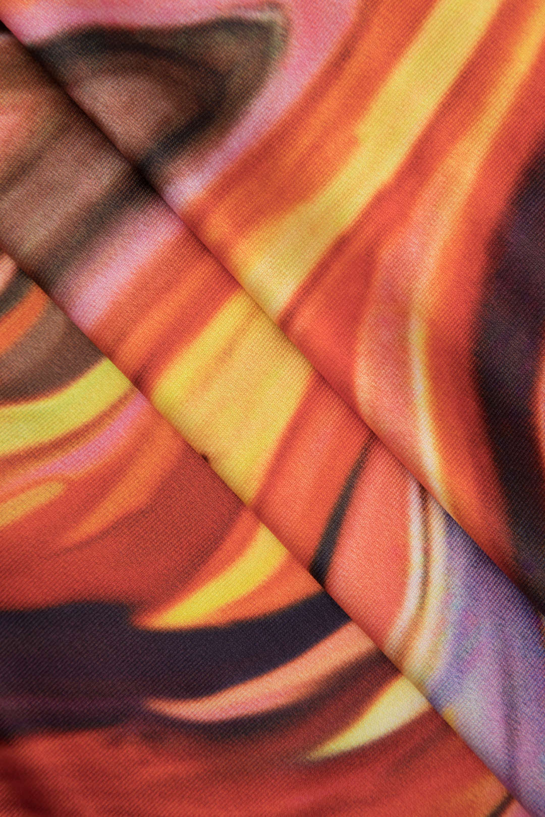 Asymmetric Abstract Print Long Sleeve Crop Top & Midi Skirt Set for Y2K Aesthetic Outfits Asymmetric Abstract Print Long Sleeve Crop Top & Midi Skirt Set for Y2K Aesthetic Outfits