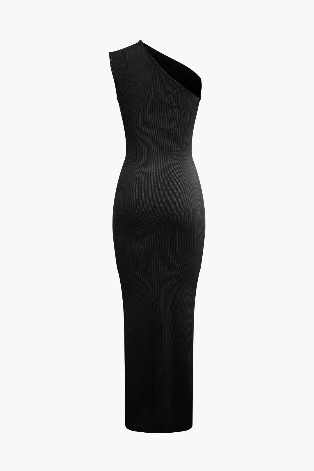 Asymmetric Sleeveless Slit Maxi Dress for Y2K Fashion Lovers - Chic Coquette Aesthetic Style Asymmetric Sleeveless Slit Maxi Dress for Y2K Fashion Lovers - Chic Coquette Aesthetic Style