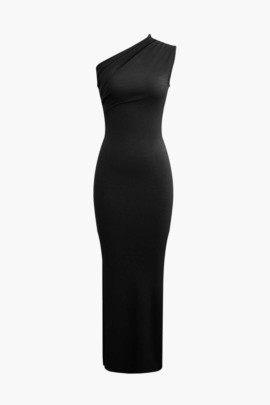 Asymmetric Sleeveless Slit Maxi Dress for Y2K Fashion Lovers - Chic Coquette Aesthetic Style Asymmetric Sleeveless Slit Maxi Dress for Y2K Fashion Lovers - Chic Coquette Aesthetic Style