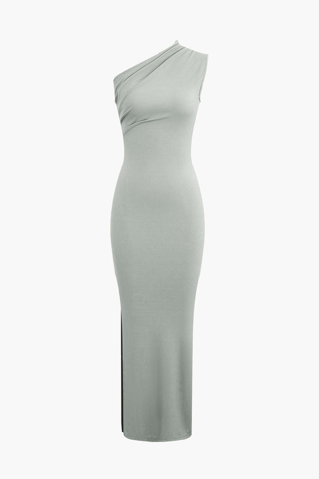 Asymmetric Sleeveless Slit Maxi Dress for Y2K Fashion Lovers - Chic Coquette Aesthetic Style Asymmetric Sleeveless Slit Maxi Dress for Y2K Fashion Lovers - Chic Coquette Aesthetic Style