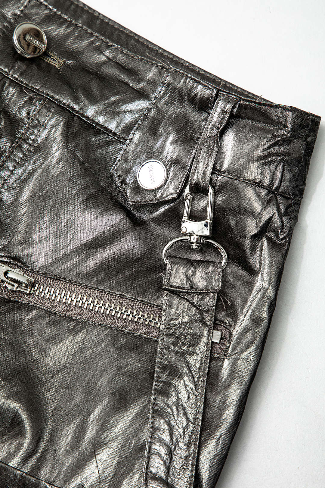 Asymmetric Zipper Multi-Pocket Cargo Skirt for Y2K Fashion and Grunge Aesthetic Outfits Asymmetric Zipper Multi-Pocket Cargo Skirt for Y2K Fashion and Grunge Aesthetic Outfits