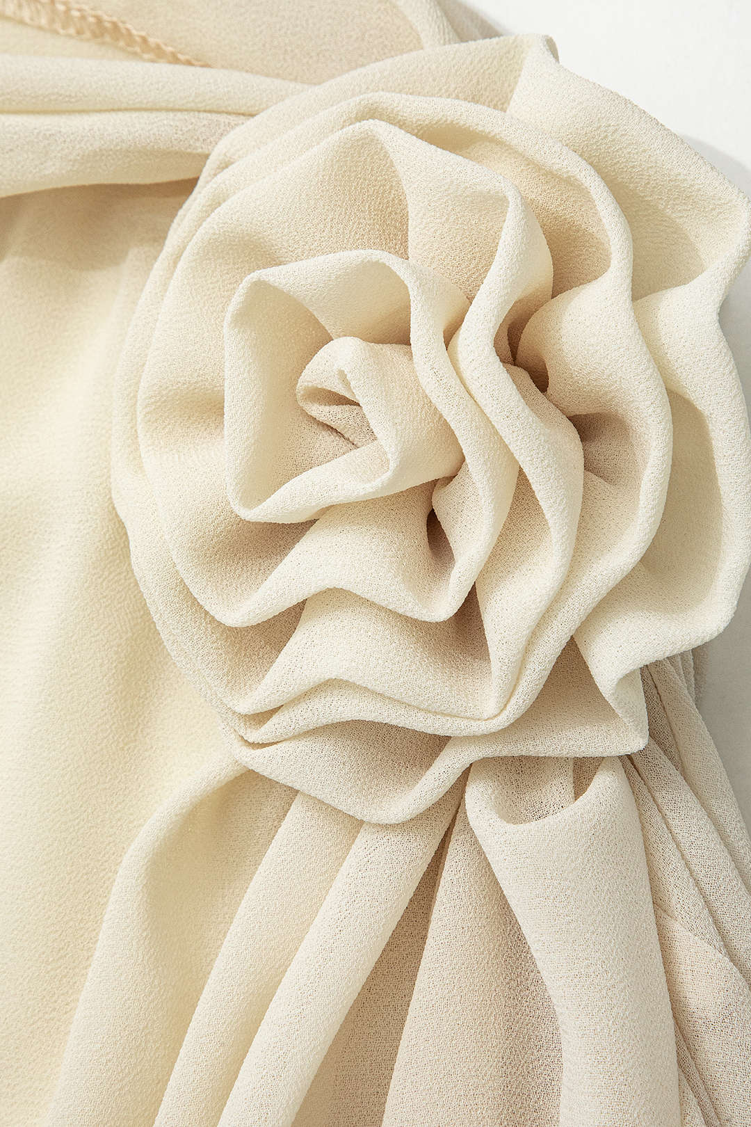 Asymmetrical 3D Flower Long Sleeve Top - Y2K Aesthetic Cute Top for Trendy Outfits Asymmetrical 3D Flower Long Sleeve Top - Y2K Aesthetic Cute Top for Trendy Outfits