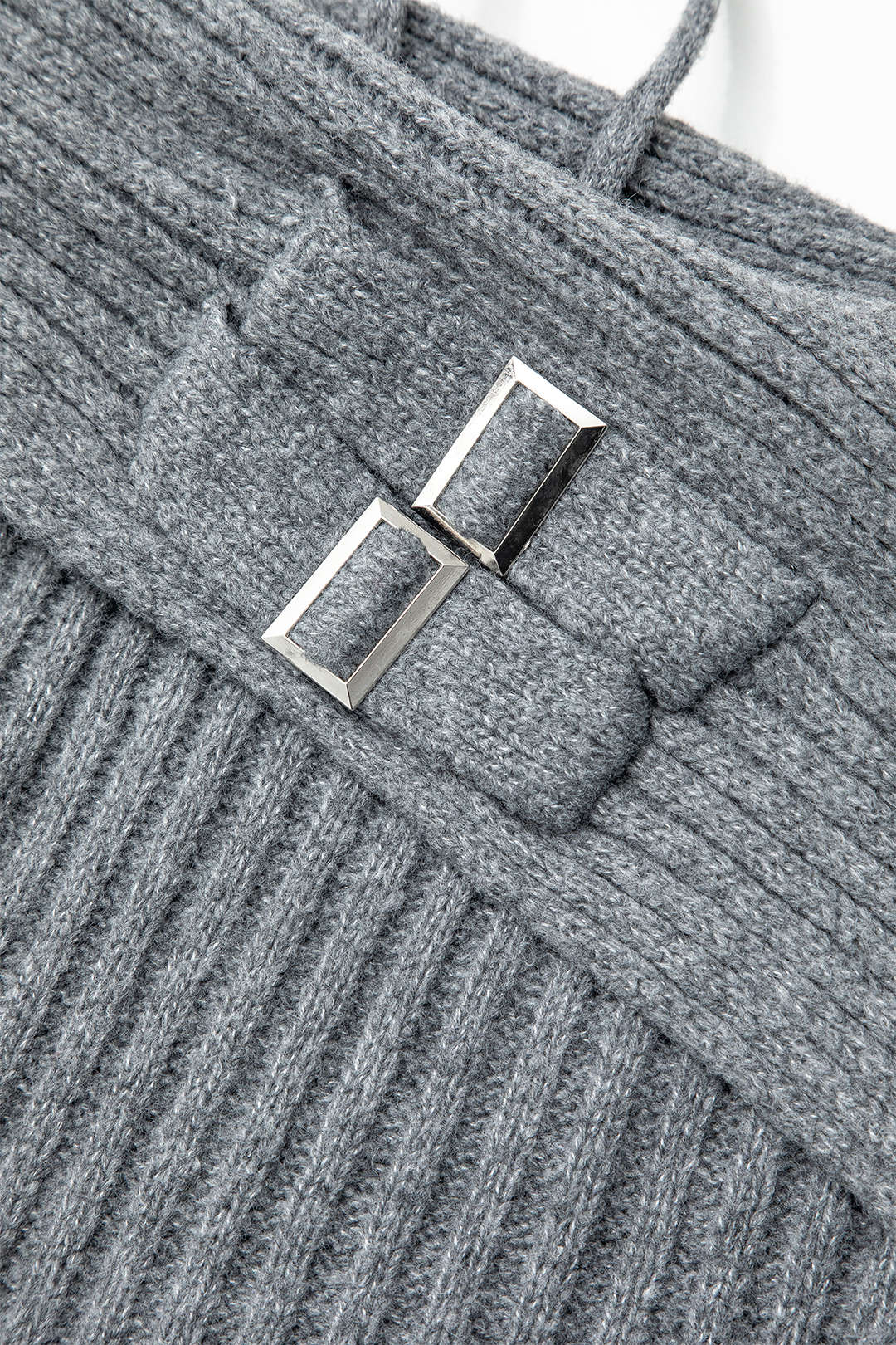 Asymmetrical Belted Rib Knit Mini Dress - Y2K Fashion with Coquette Aesthetic Touch Asymmetrical Belted Rib Knit Mini Dress - Y2K Fashion with Coquette Aesthetic Touch