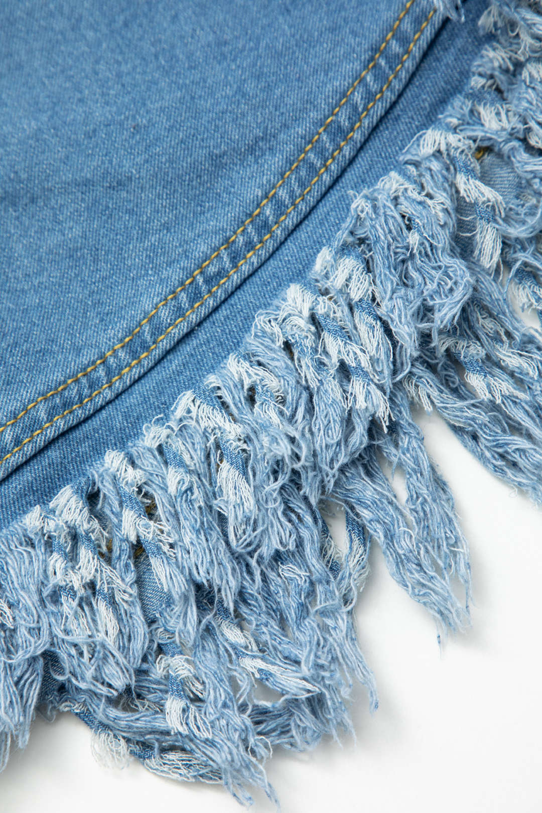 Asymmetrical Fringe Hem Denim Skirt - Y2K Fashion Statement for Trendy Outfits Asymmetrical Fringe Hem Denim Skirt - Y2K Fashion Statement for Trendy Outfits