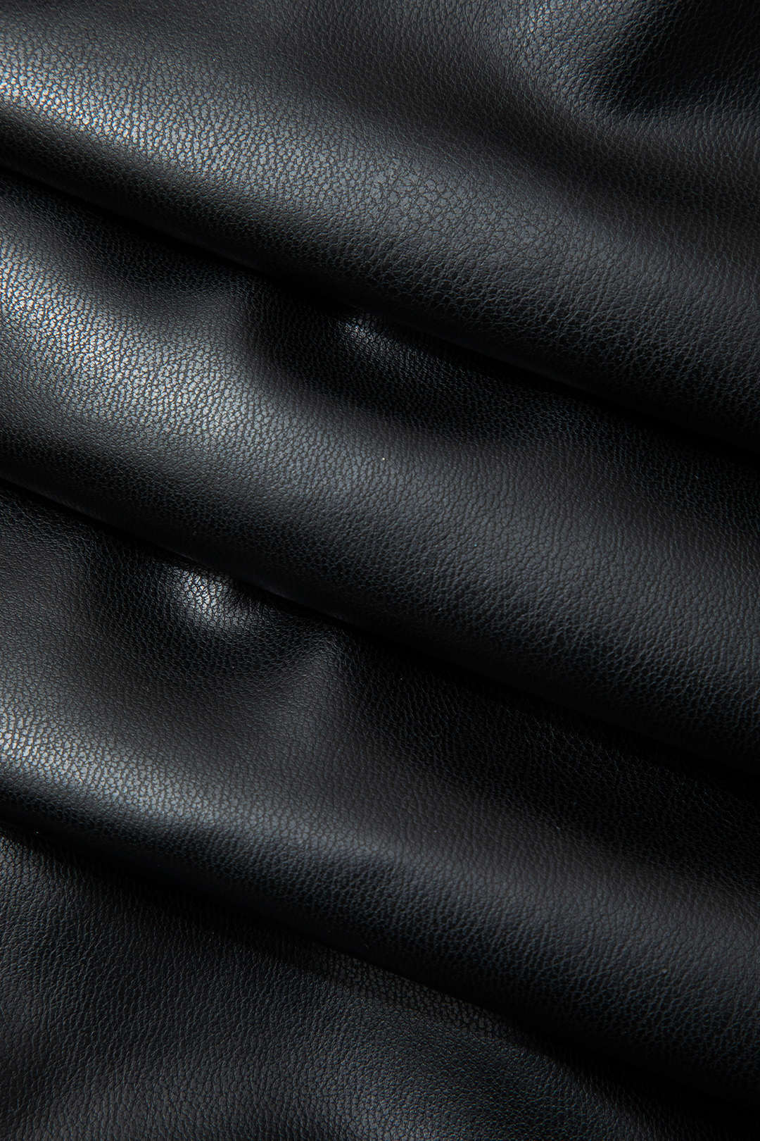 Asymmetrical Hem Faux Leather Ruched Sleeveless Top for Y2K Fashion Aesthetic Outfits Asymmetrical Hem Faux Leather Ruched Sleeveless Top for Y2K Fashion Aesthetic Outfits