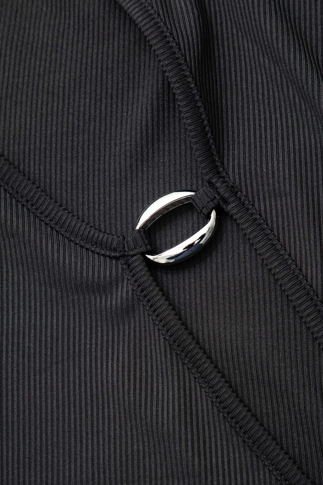 Asymmetrical Hem Mock Neck Cut Out Long Sleeve Mini Dress in Y2K Aesthetic Style Asymmetrical Hem Mock Neck Cut Out Long Sleeve Mini Dress in Y2K Aesthetic Style