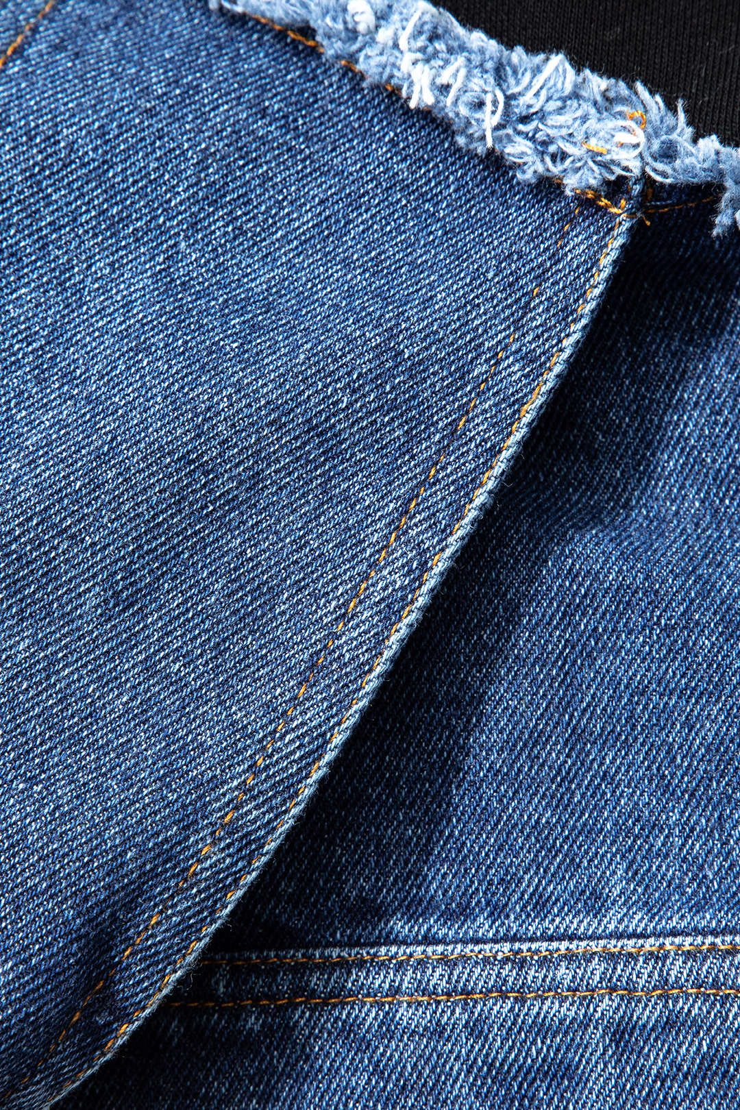 Asymmetrical Patchwork Denim Long Sleeve Sweatshirt for Y2K Aesthetic Outfits Asymmetrical Patchwork Denim Long Sleeve Sweatshirt for Y2K Aesthetic Outfits