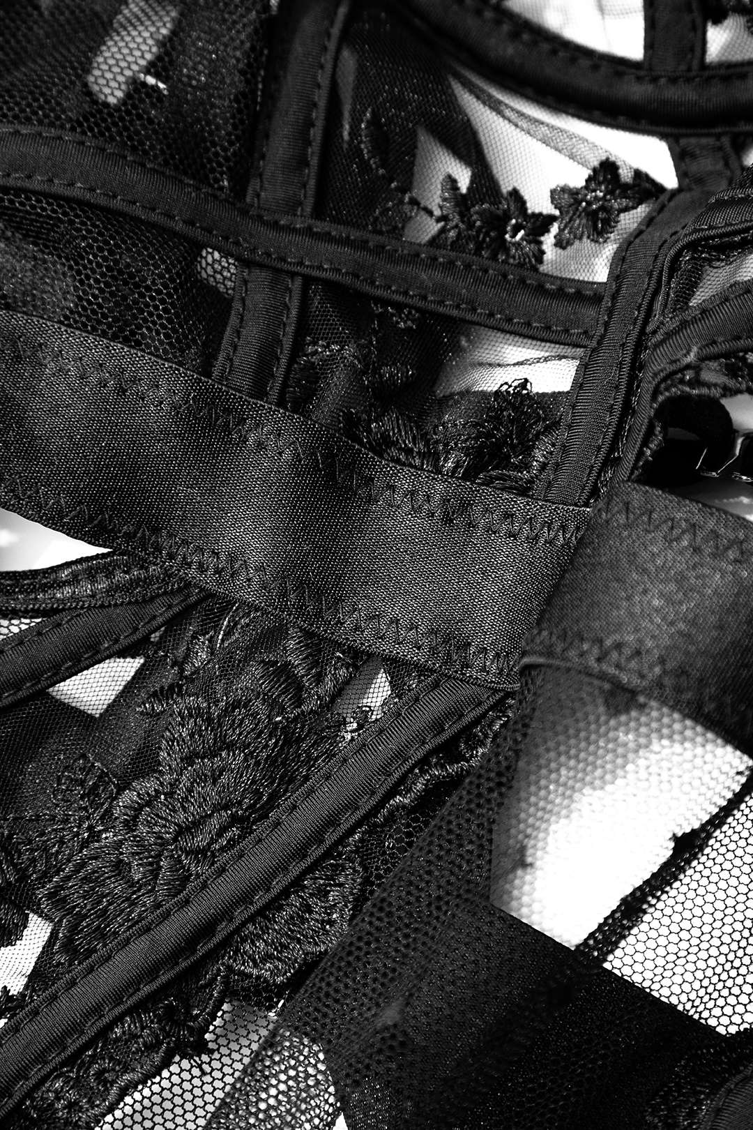 Belted Cut-Out Lace Bodysuit for Y2K Fashion Lovers - Chic Coquette Aesthetic Top Belted Cut-Out Lace Bodysuit for Y2K Fashion Lovers - Chic Coquette Aesthetic Top