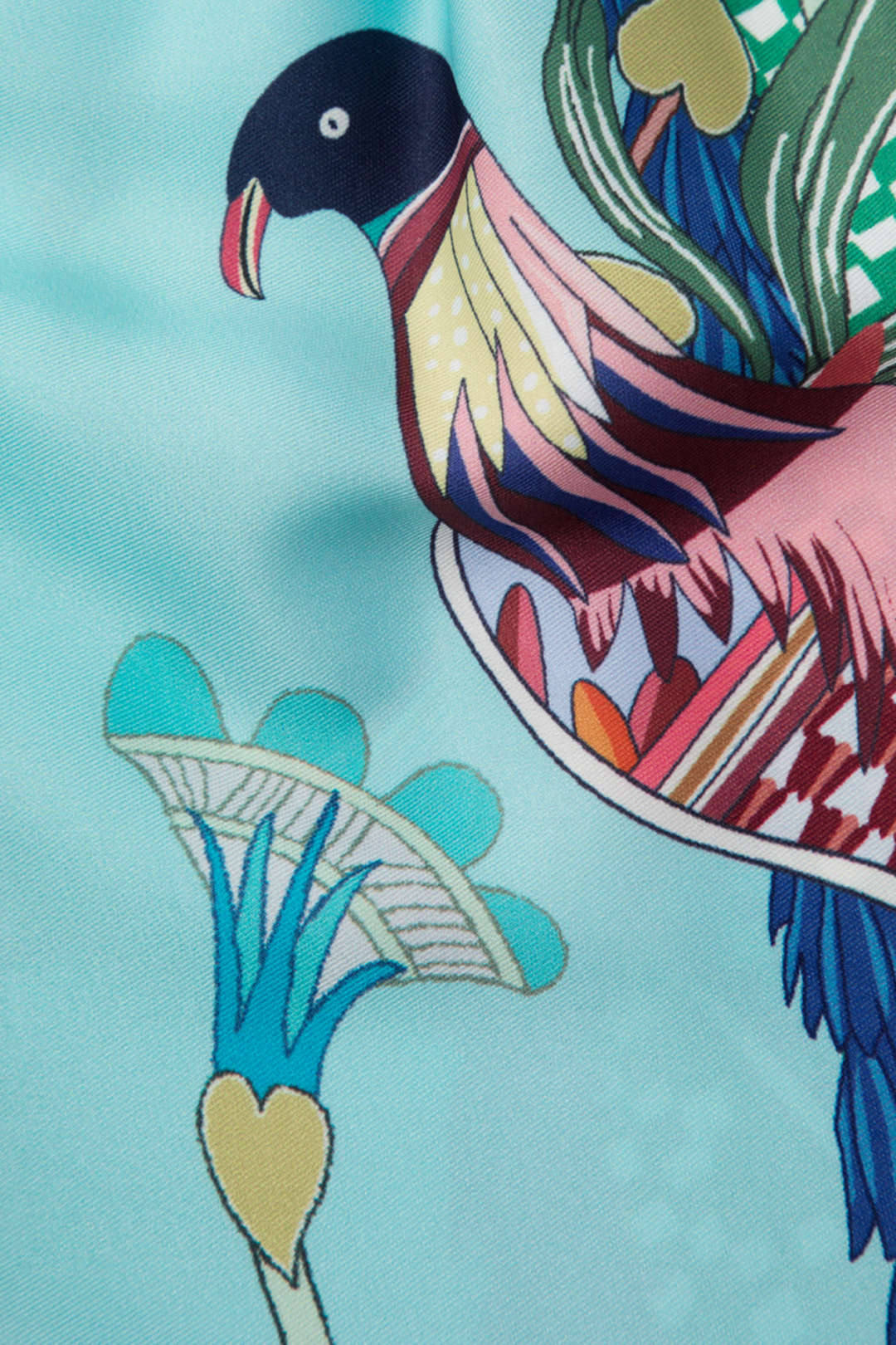 Bird Print Elastic Waist Y2K Aesthetic Straight Leg Pants for Trendy Outfits Bird Print Elastic Waist Y2K Aesthetic Straight Leg Pants for Trendy Outfits