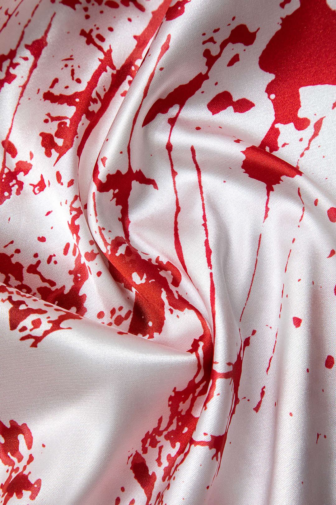 Bloodstain Print V-neck Lace Trim Mini Dress - Y2K Aesthetic Cute Dress for Grunge Style Bloodstain Print V-neck Lace Trim Mini Dress - Y2K Aesthetic Cute Dress for Grunge Style