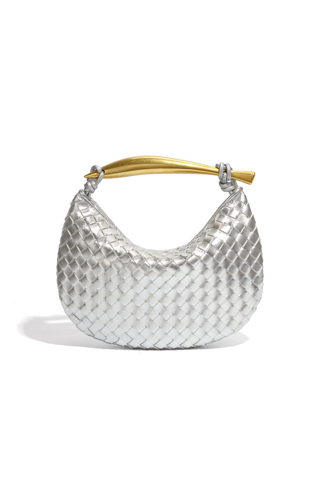 Braided Metal Handle Crossbody Bag - Chic Y2K Aesthetic Accessory for Stylish Outfits Braided Metal Handle Crossbody Bag - Chic Y2K Aesthetic Accessory for Stylish Outfits