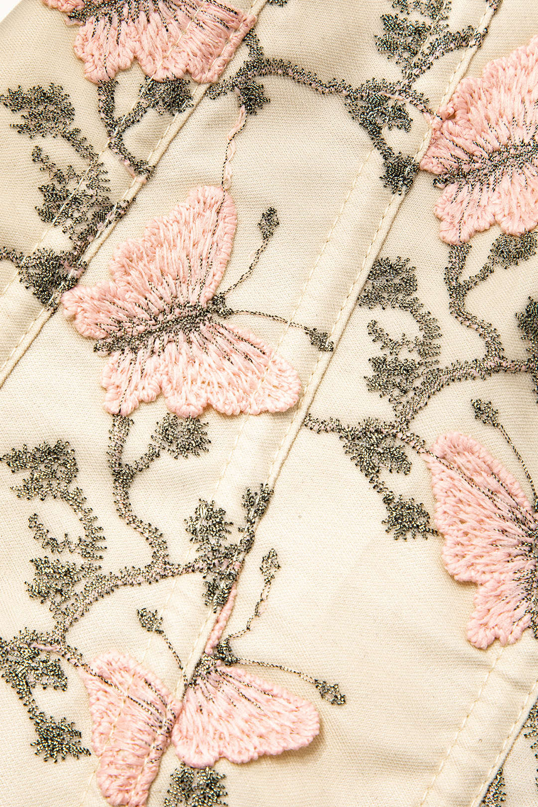 Butterfly Embroidered Y2K Aesthetic Braided Tie Bustier Top for Trendy Outfits Butterfly Embroidered Y2K Aesthetic Braided Tie Bustier Top for Trendy Outfits