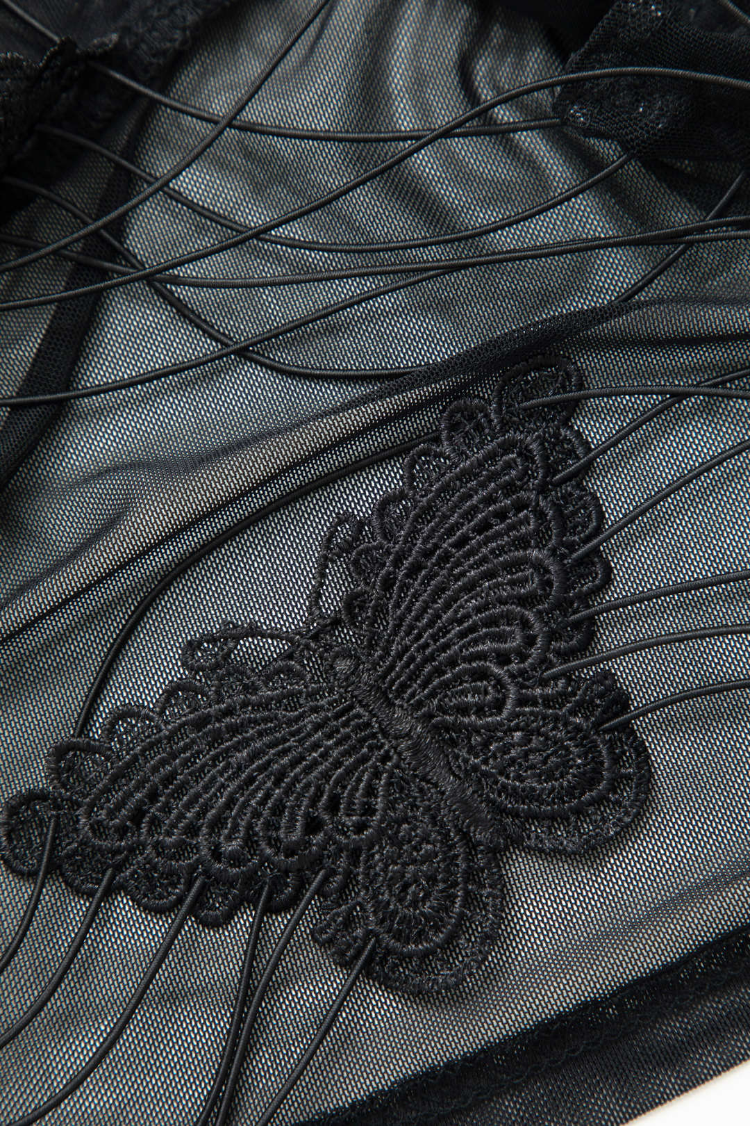 Butterfly Embroidery Sheer Mesh Cami Top - Y2K Aesthetic Cute Crop Top for Stylish Outfits Butterfly Embroidery Sheer Mesh Cami Top - Y2K Aesthetic Cute Crop Top for Stylish Outfits