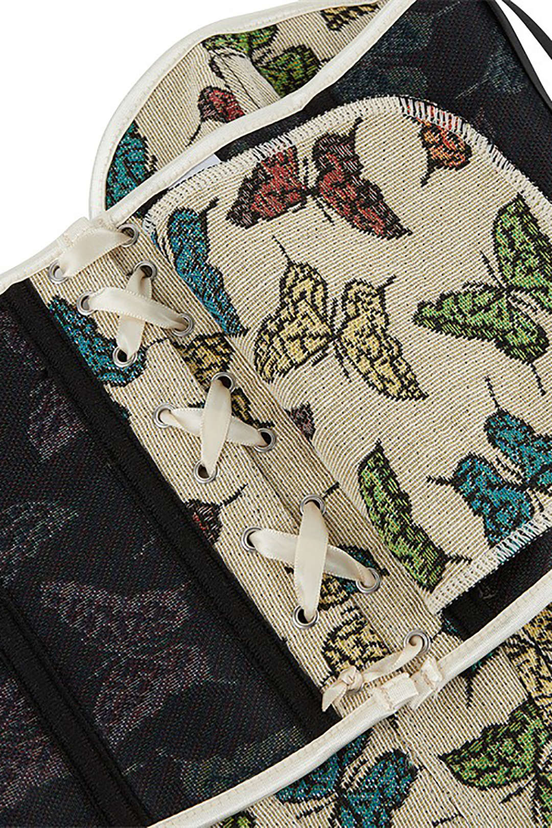 Butterfly Pattern V-neck Tube Top - Y2K Aesthetic Cute Crop Top for Stylish Outfits Butterfly Pattern V-neck Tube Top - Y2K Aesthetic Cute Crop Top for Stylish Outfits