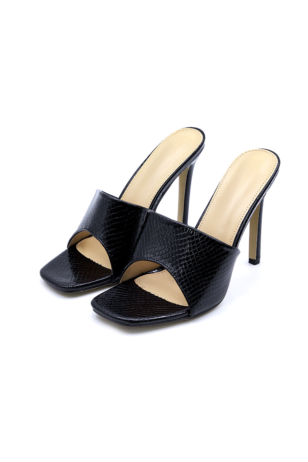 Checkered Square High Heel Sandals & Slippers - Y2K Aesthetic Footwear for Trendy Looks