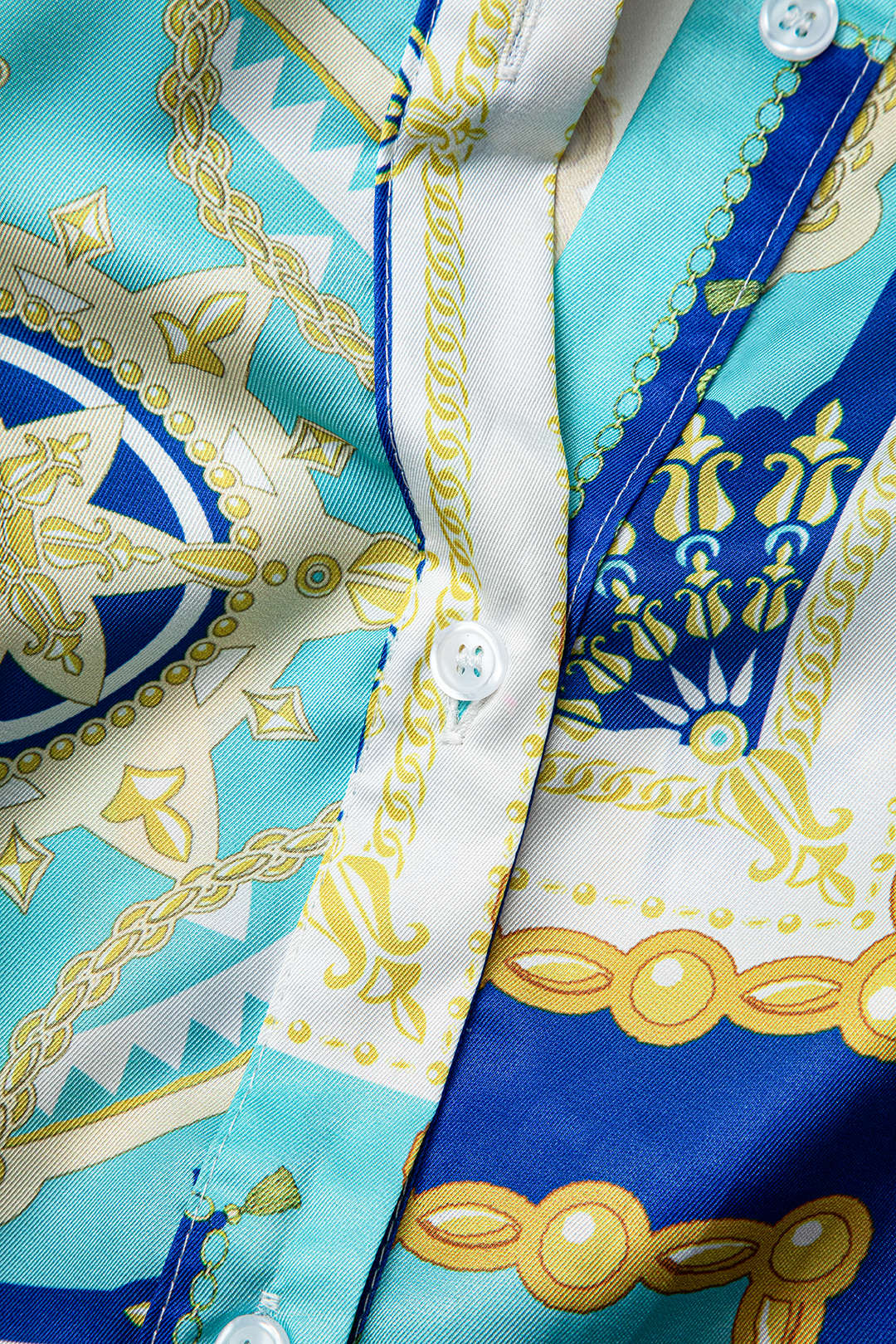 Chic Abstract Pattern Button-Up Blouse for Y2K Fashion Lovers and Aesthetic Outfits Chic Abstract Pattern Button-Up Blouse for Y2K Fashion Lovers and Aesthetic Outfits