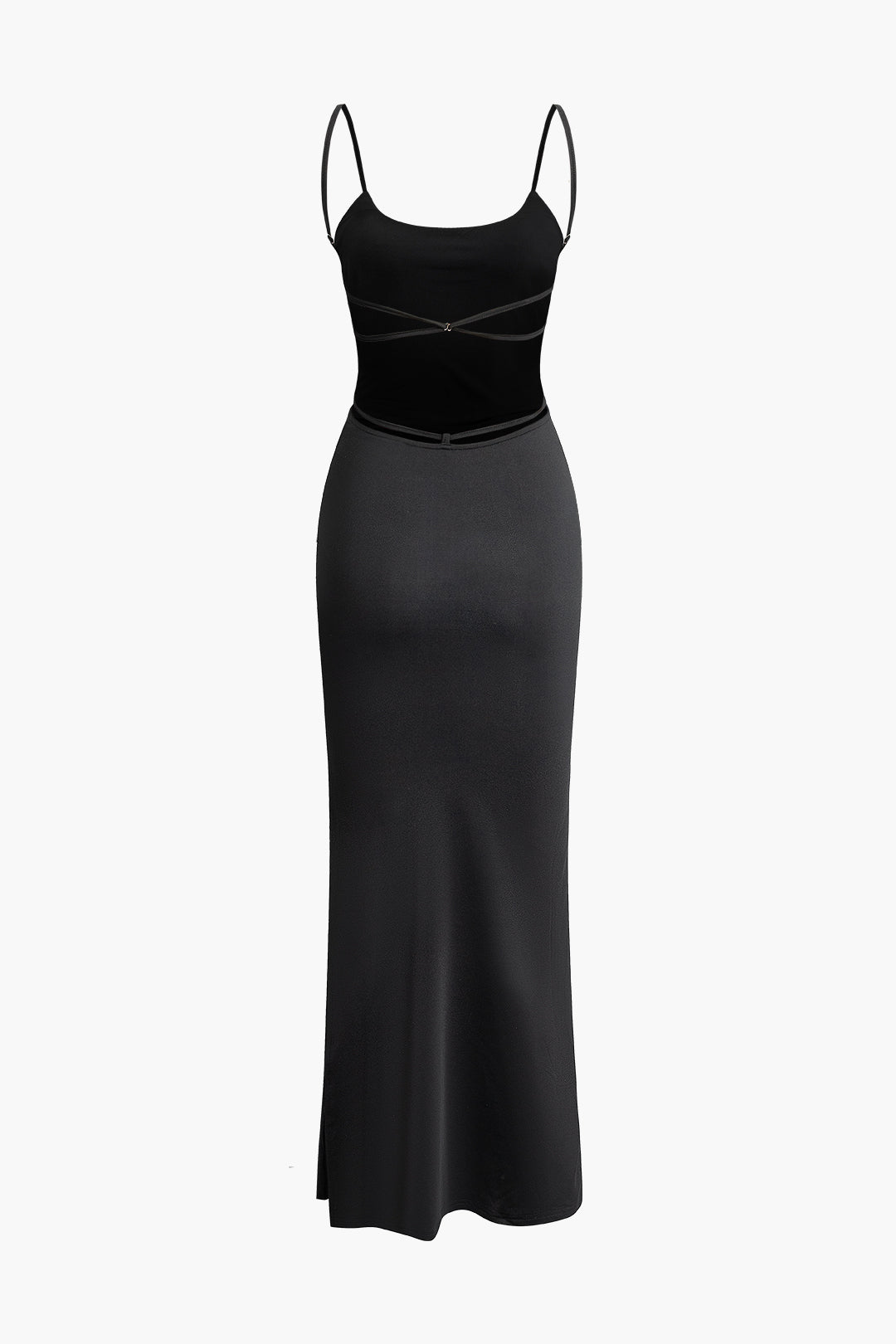 Chic Backless Slip Slit Maxi Dress for Effortless Y2K Fashion and Coquette Aesthetic Chic Backless Slip Slit Maxi Dress for Effortless Y2K Fashion and Coquette Aesthetic