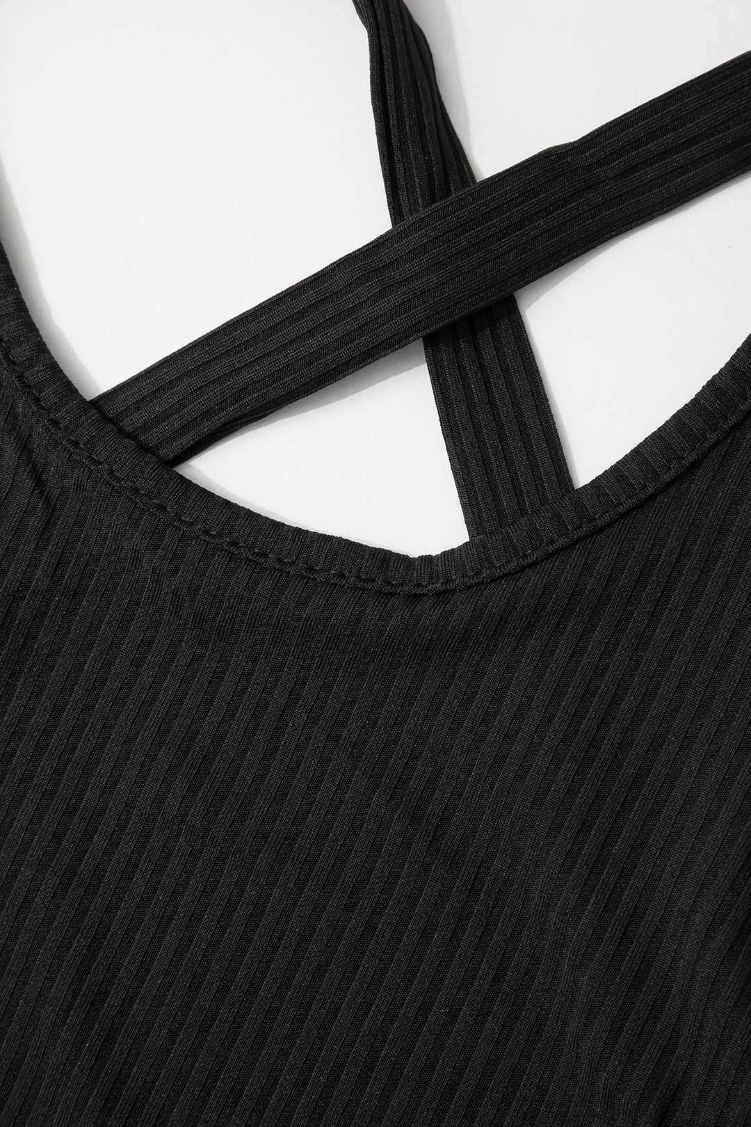 Chic Cross Back Slit Sleeveless Maxi Dress for Effortless Y2K Aesthetic Style Chic Cross Back Slit Sleeveless Maxi Dress for Effortless Y2K Aesthetic Style